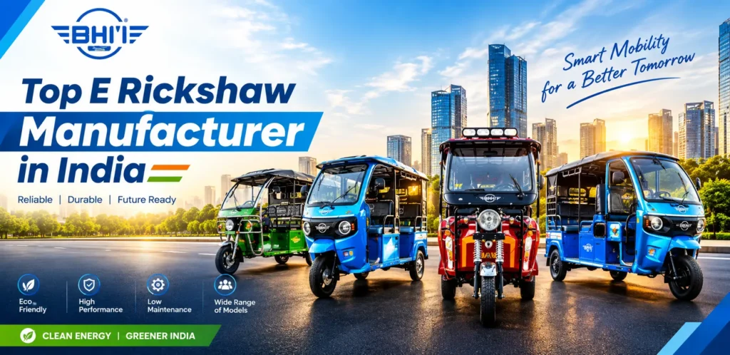 E Rickshaw Manufacturer in India